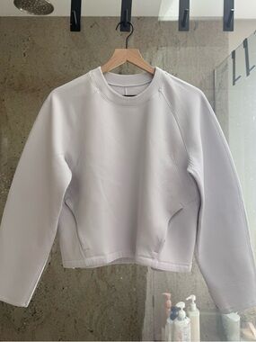 lululemon athletica Light Gray Crewneck Sweatshirt